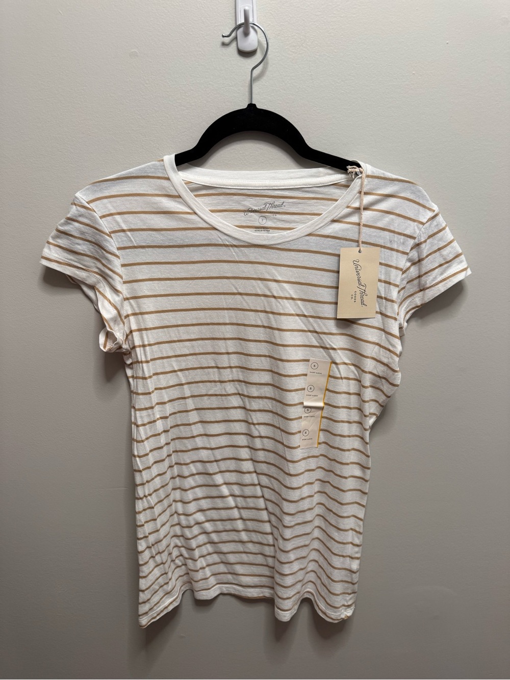 NWT Universal Thread Tee with Stripes